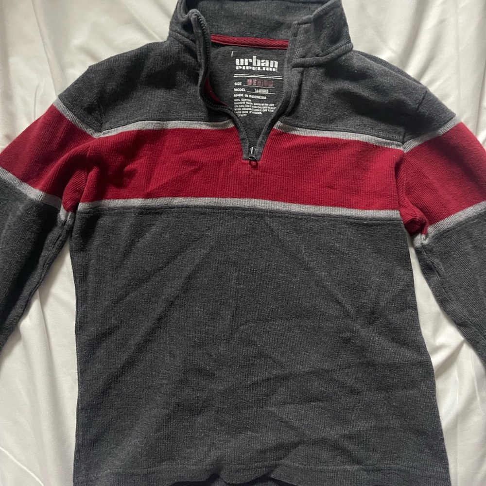 urban pipeline quarter zip sweater